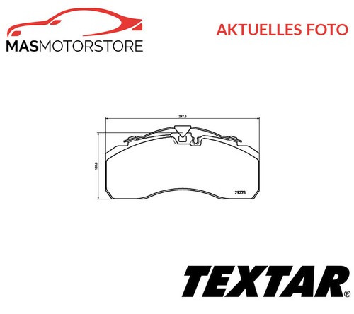 Set brake pads brake pads