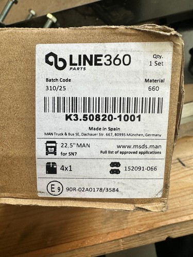 Line360 brake pad set - line360,