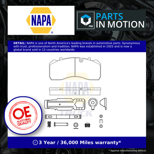Brake pads set front - brake,