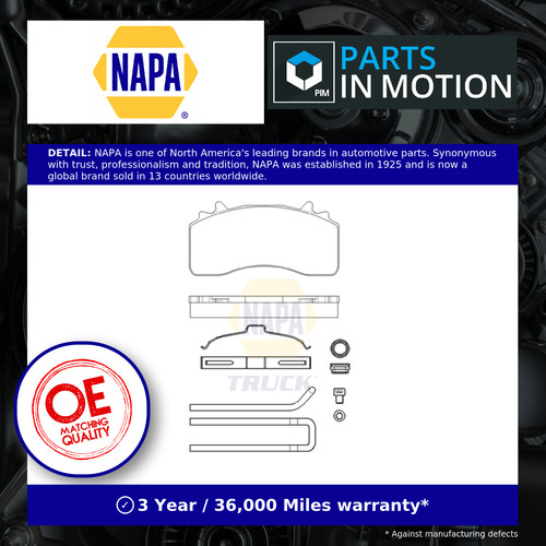 Brake pads set - pads,