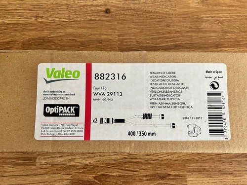 Valeo optipack 882316 brake - optipack,