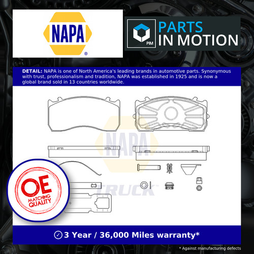 Brake pads set front - set,