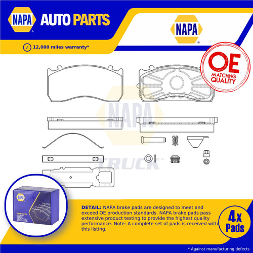Brake pads set - brake, front