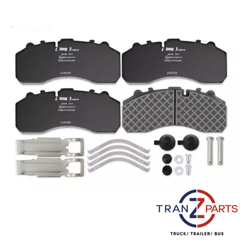 Brake pad set - pad, fits