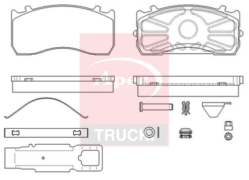Brake pad set front direct - pad,