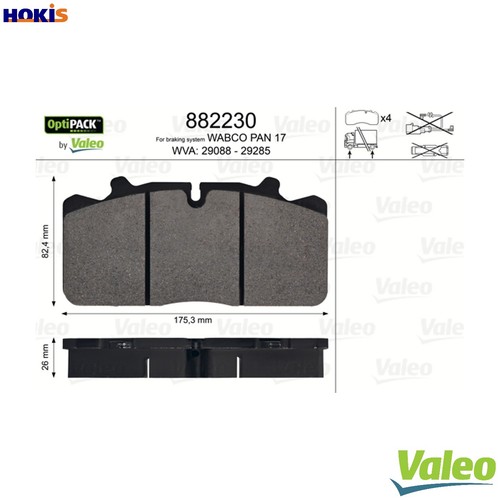 Brake pad set - brake,