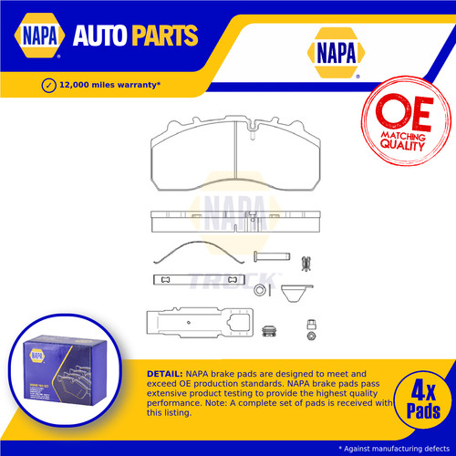 Brake pads set front - set,