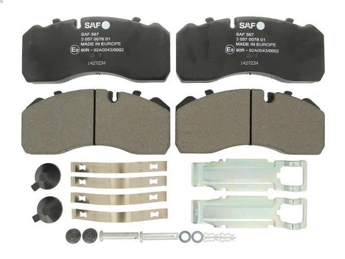 Brake pad set - brake, saf